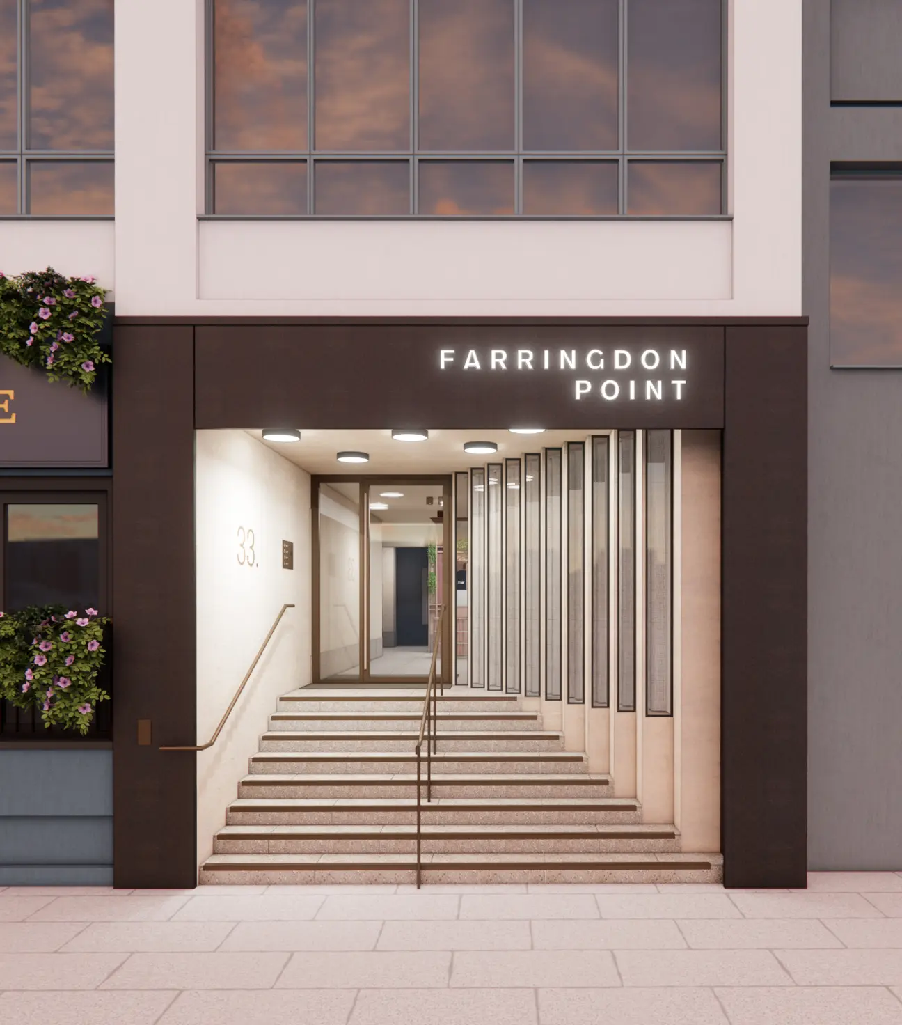 Farringdon point entrance